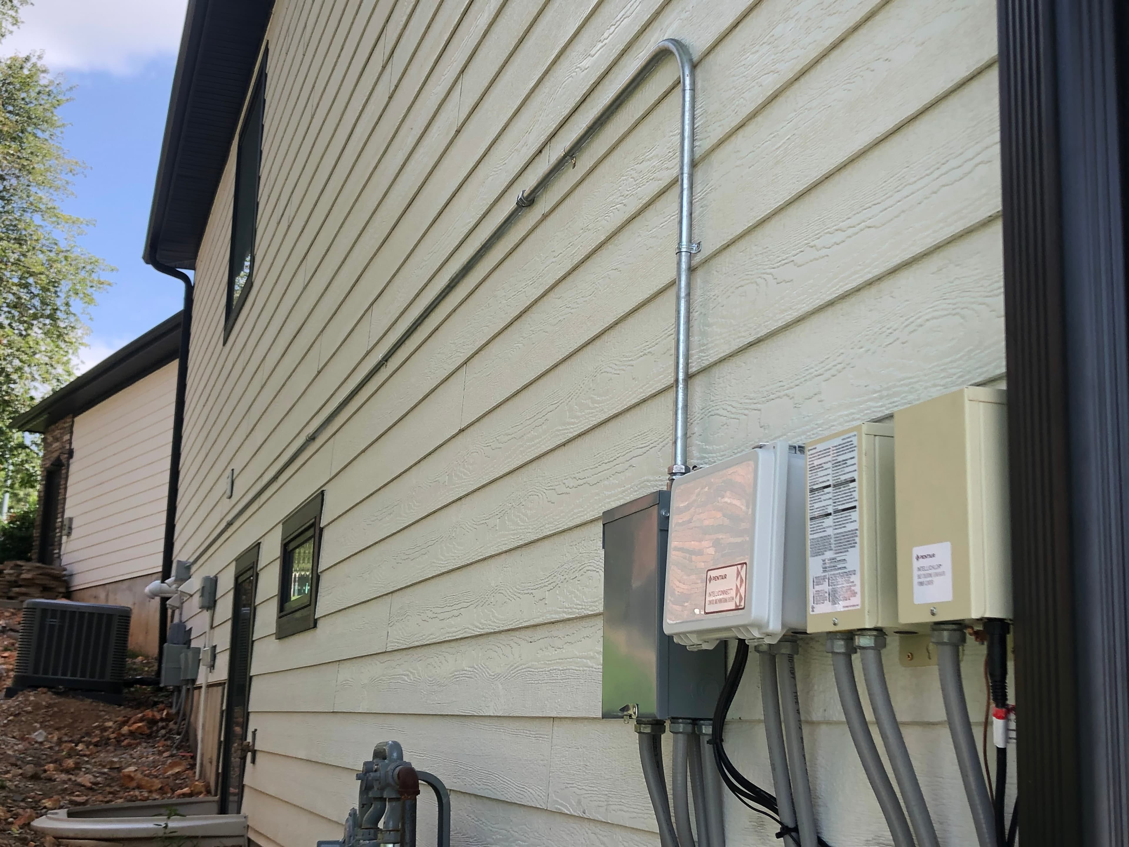 Pool equipment electrical wiring project