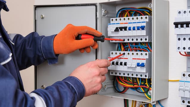 Residential electrical panel service for estimate requests
