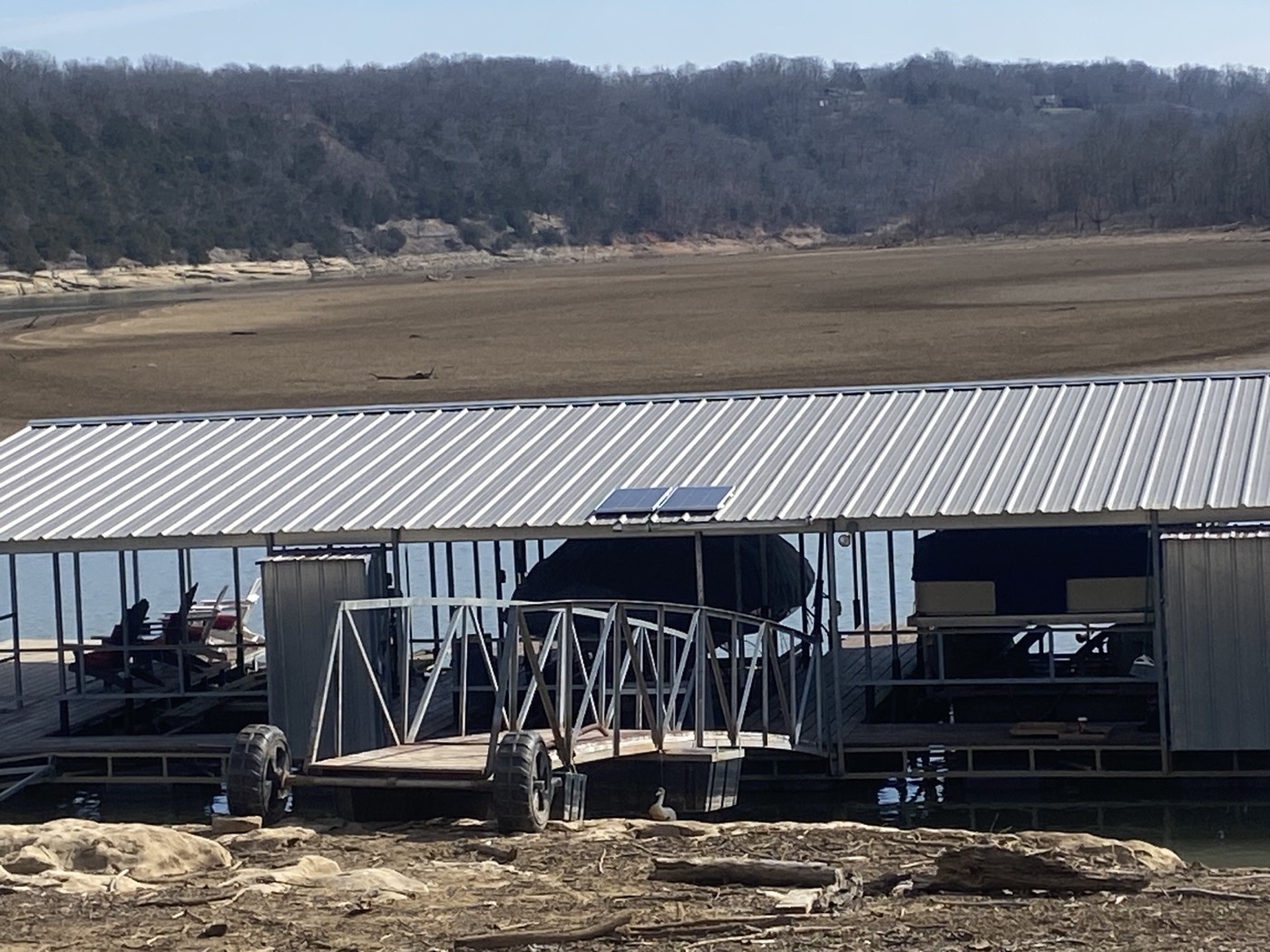 Boat dock electrical installation project