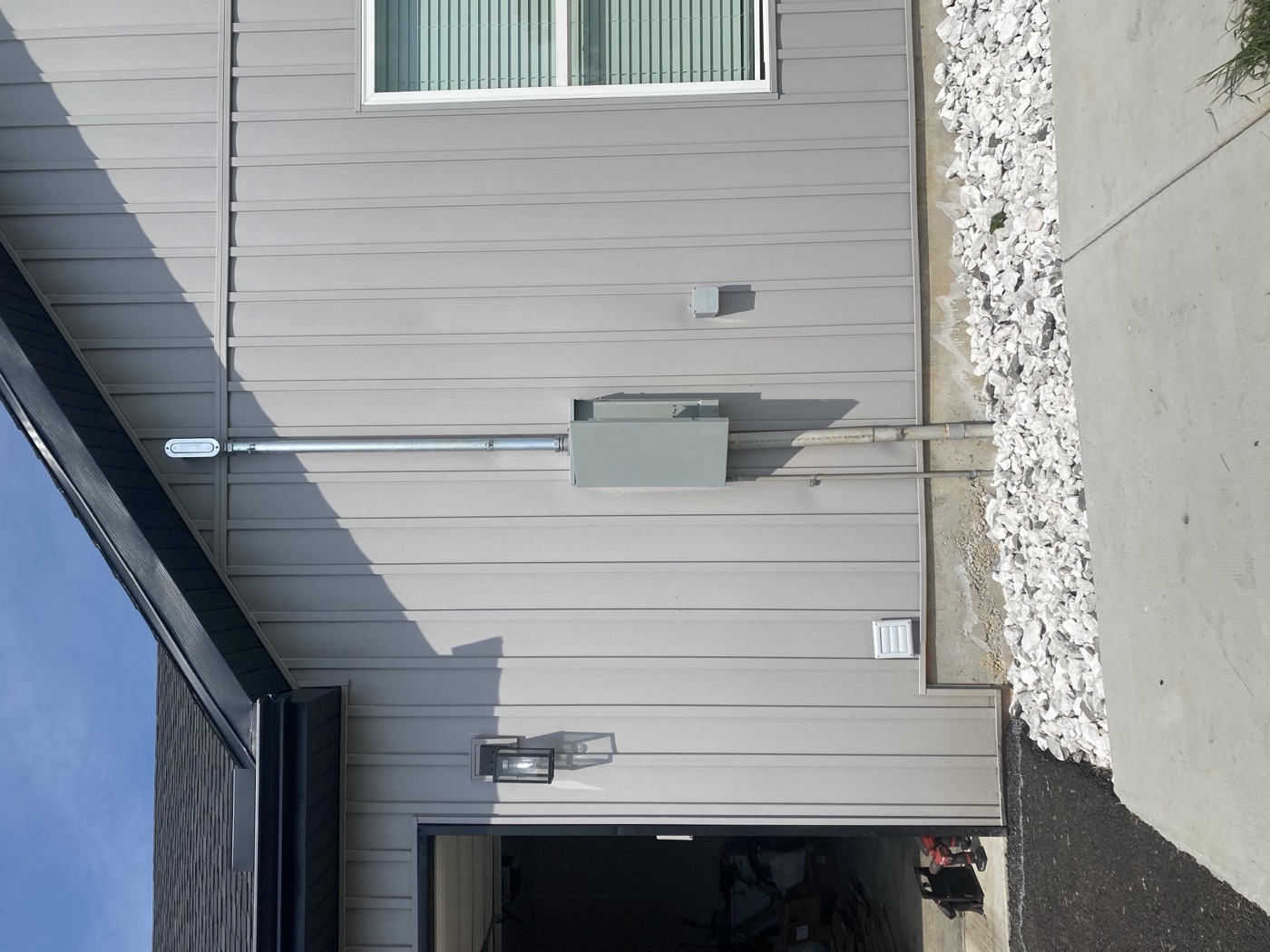 Residential electrical service project