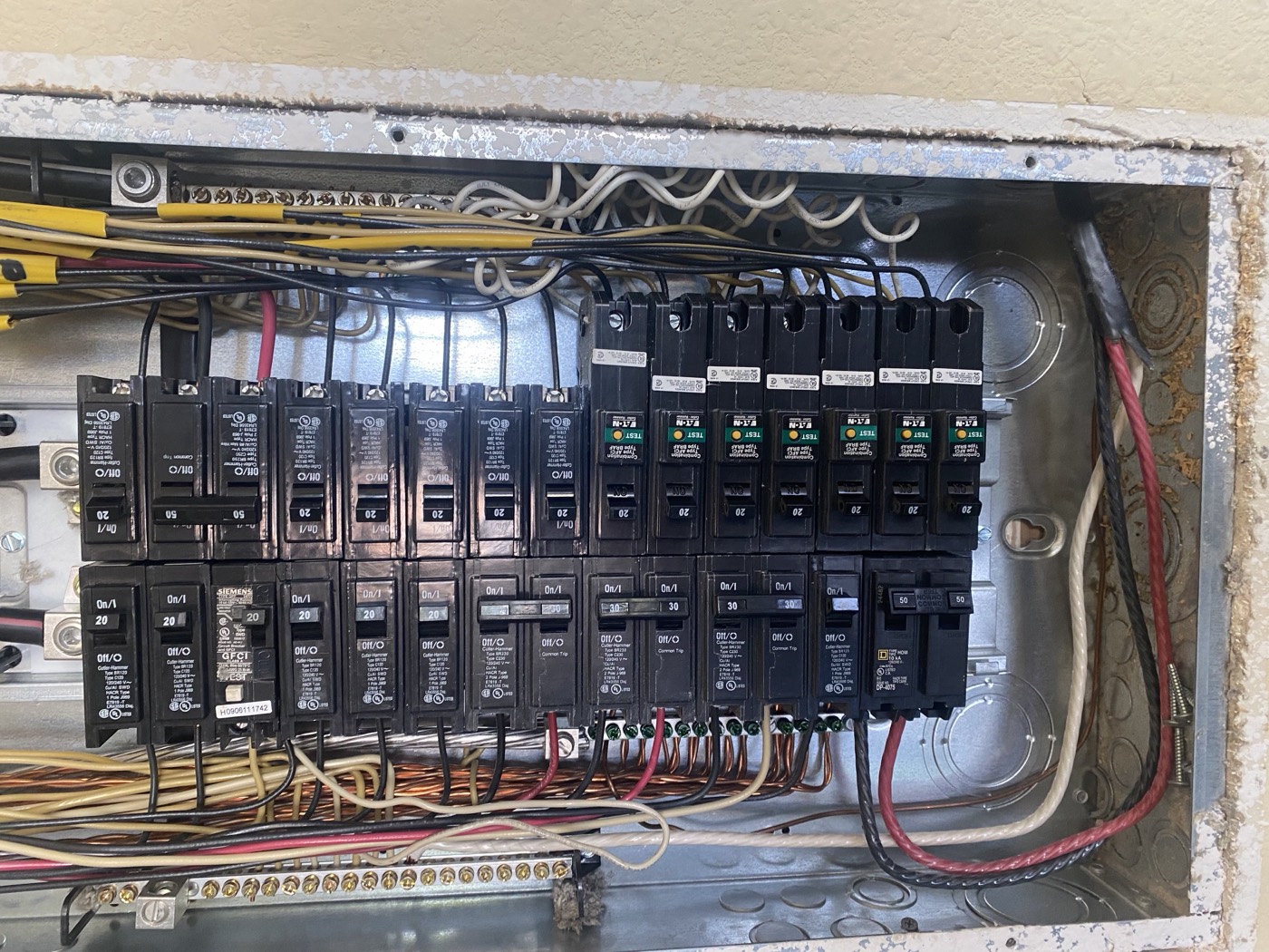 Clean residential electrical project