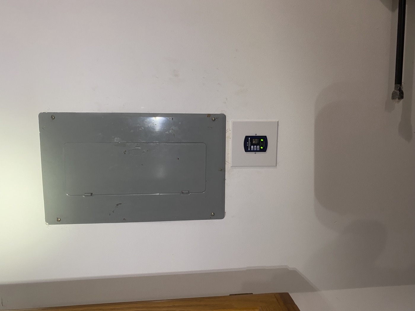Electrical work completed by Be A Light Electric