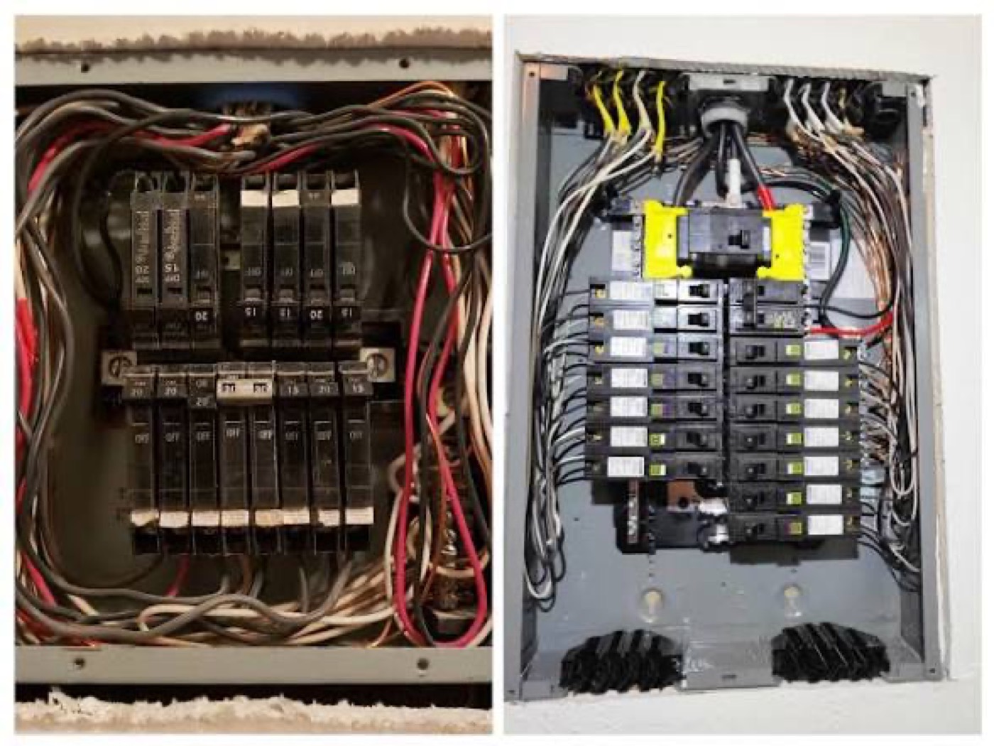 Residential electrical project detail